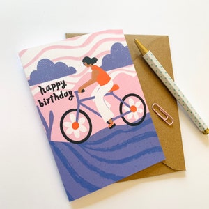 Happy Birthday Bike Ride Card image 7