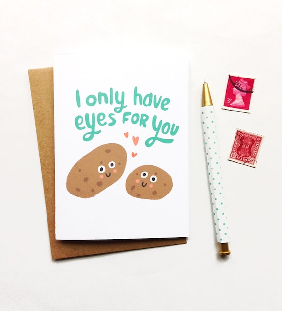 I Only Have Eyes for You - Card, Romance, Love, Humor - Etsy