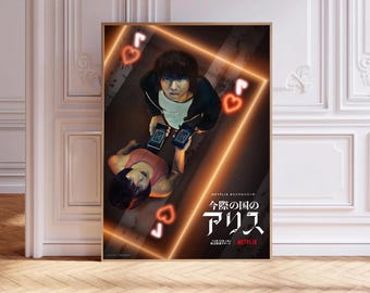 Alice in Borderland,Movie Poster,Canvas Print,Wall Art,Room Decor,Canvas Painting Unframed