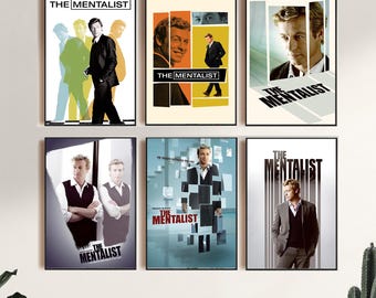 The Mentalist (2008), filmposter, canvasprint, kunst aan de muur, kamerdecoratie, canvas schilderij, ingelijst