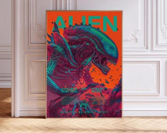 Alien,Movie Poster,Canvas Print,Wall Art,Room Decor,Canvas Painting Unframed