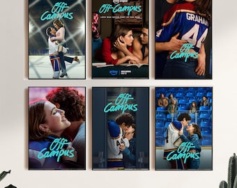 Off Campus (2026), filmposter, canvasprint, kunst aan de muur, kamerdecoratie, canvas schilderij ingelijst