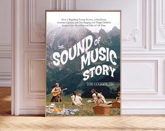 The Sound Of Music,Movie Poster,Canvas Print,Wall Art,Room Decor,Canvas Painting Unframed