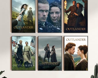 Outlander (2014), filmposter, canvasprint, kunst aan de muur, kamerdecoratie, canvas schilderij ingelijst