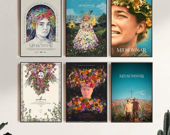 Midsommar (2019),Movie Poster,Canvas Print,Wall Art,Room Decor,Canvas Painting Unframed