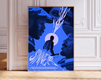 Sinners, filmposter, canvasprint, kunst aan de muur, kamerdecoratie, canvas schilderij ingelijst