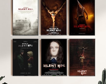 Return to Silent Hill filmposter, canvas muurkunst
