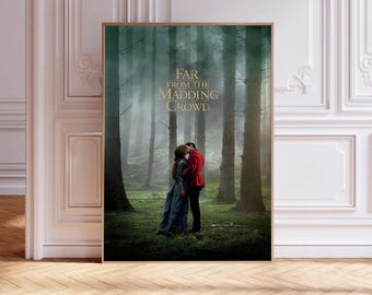 Far from the Madding Crowd, filmposter, canvasprint, kunst aan de muur, kamerdecoratie, canvas schilderij, ingelijst