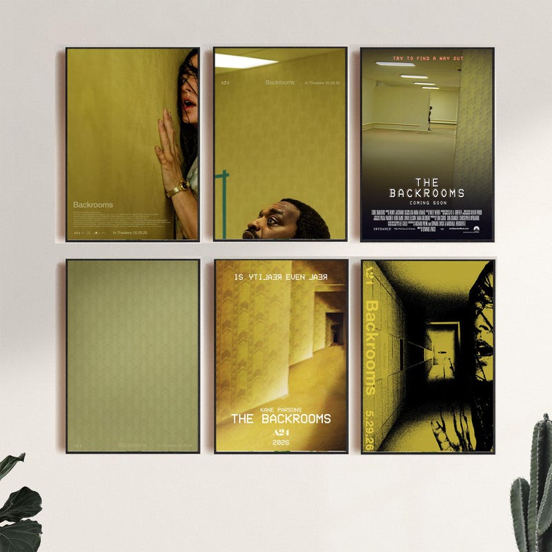 Backrooms Movie Posters Etsy Backrooms Movie Posters Etsy