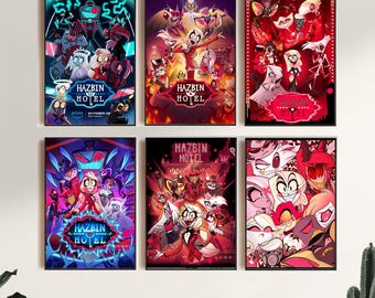 ハズビンホテル・ヴォックスのファンアートポスター - Etsy 日本