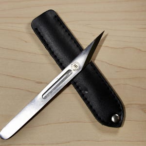 Cuchillo de marcado estilo Kiridashi de acero D2