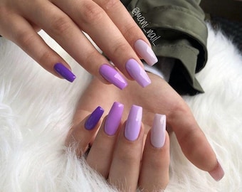 Solid Coloured Nails