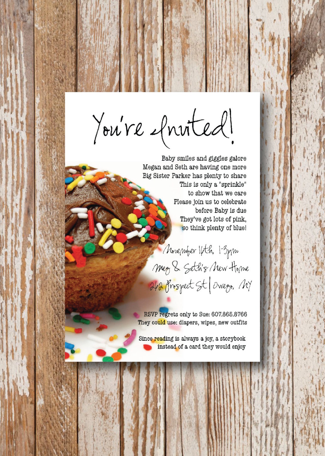 Sprinkles Baby Sprinkle Shower Invitation Printable File. Etsy
