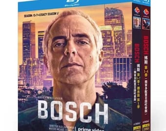 Bosch Staffel 1-7 Komplette Englische Boxed 8 Discs