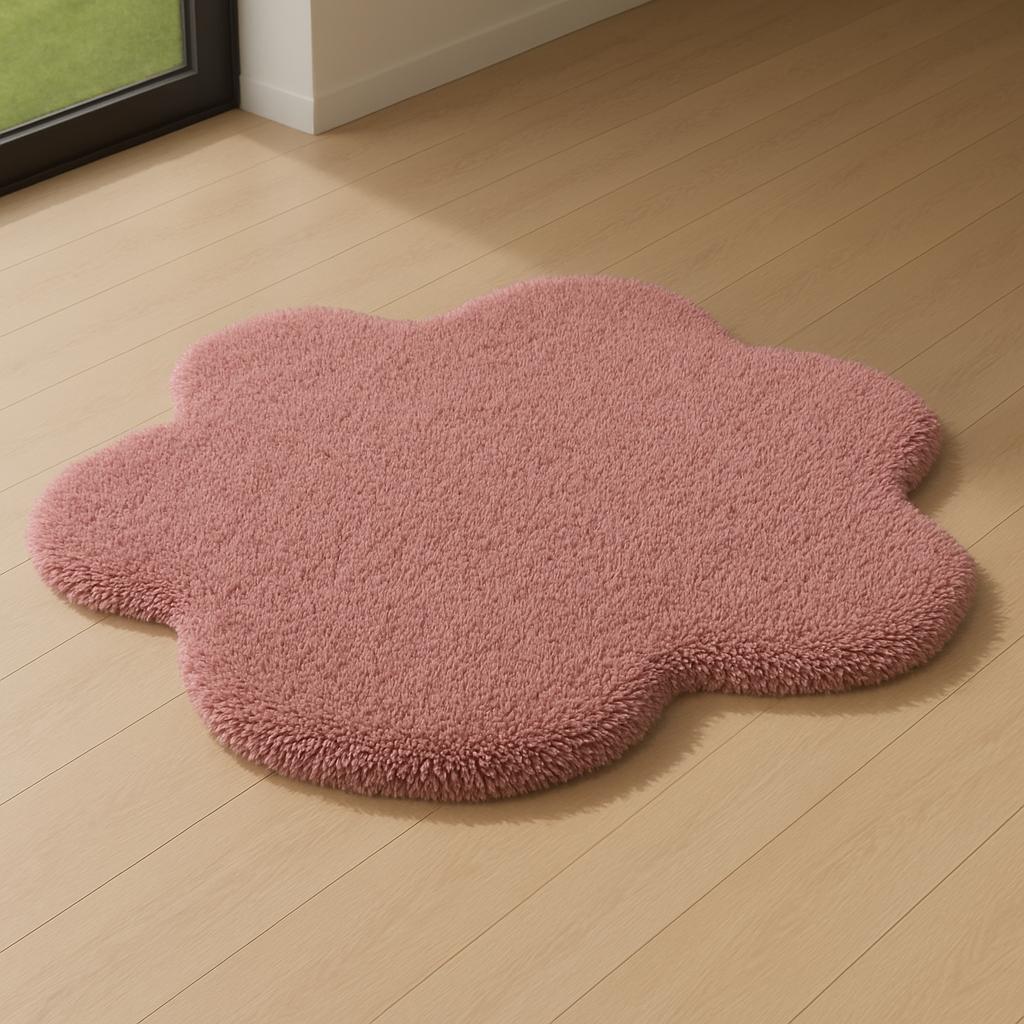 Dope Rugs Hand Tufted Plush Rug, Cloud Shape Artisan Floor Rug for Cozy Home ...