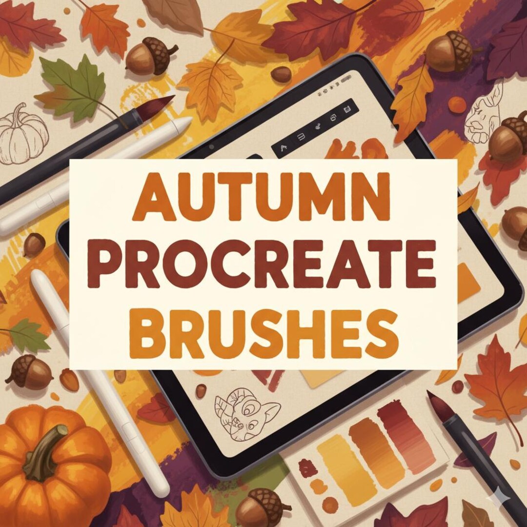 Autumn Procreate Brushes | Procreate Brushes, Fall Leaves, Foliage ...