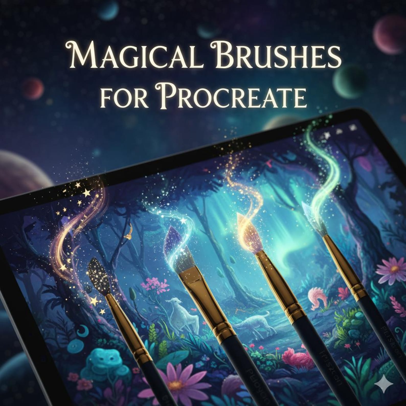 Magical Brushes for Procreate | Sparkle, Glow, Light & Fairy Dust Brush ...