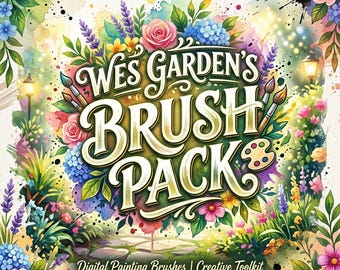 Ausdrucksstarker Maler Photoshop Brushes Pack, Natürliche Malerei & Textur Pinsel Pack, Organische Strich-Werkzeuge für Kunst, iPad Procreate, Brushes Pack