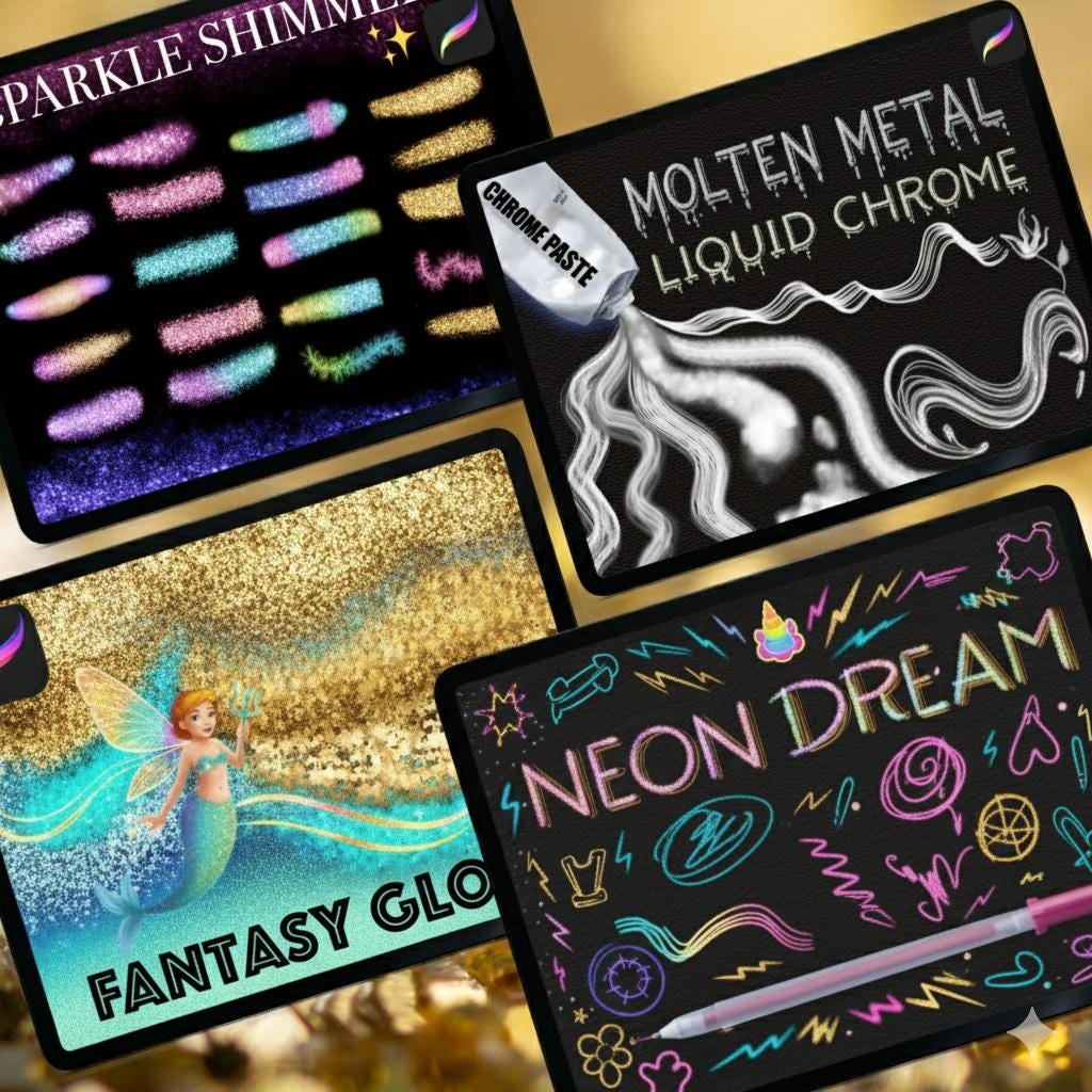 20000+ Procreate Brushes Mega Bundle | Realistic, Watercolor, Pencil ...