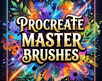 Procreate Master Brushes Bundle, ultimative Procreate Kunstwerkzeuge, realistisches Malen, Skizzieren und Texturpinsel für iPad und Brushes Pack