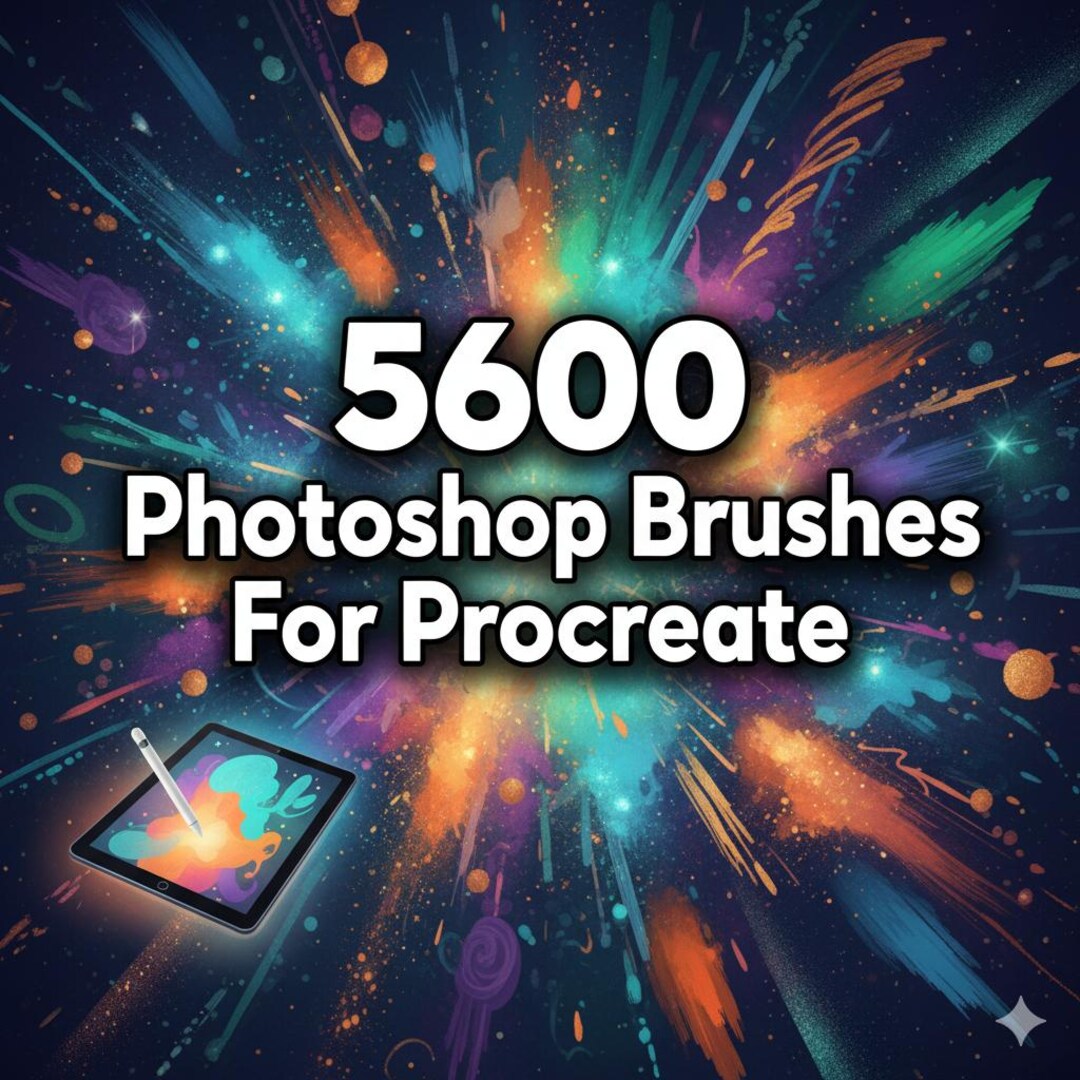 5600 Photoshop Brushes for Procreate | Mega Brush Pack for Magical ...