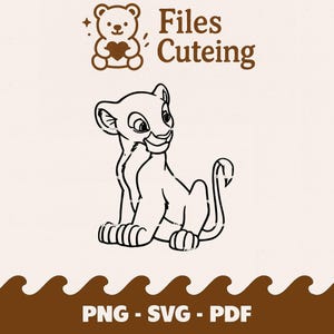 Nala, fichier numérique, format: SVG, PNG, PDF. Qualité optimale. Téléchargement direct.