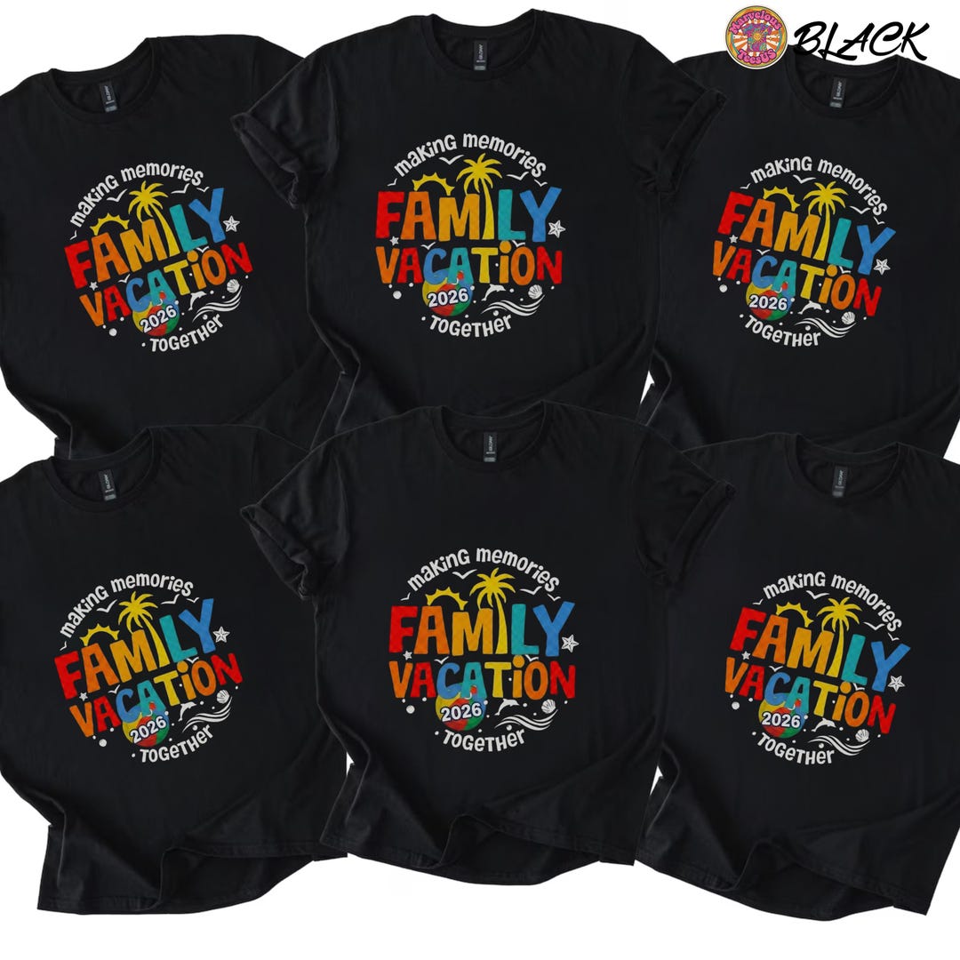 Custom Family Vacation 2026 Shirt, Matching Memories Shirt, Custom ...
