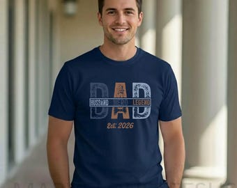 Comfort Colors® Dad Husband Hero Legend Shirt, Father's Day Tee, Best Dad Ever Gift, Vintage Birthday Dad T-Shirt Long Sleeve