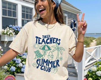 Comfort Colors Teacher Shirt, Last Day of School Summer Break, End of Year T-Shirt