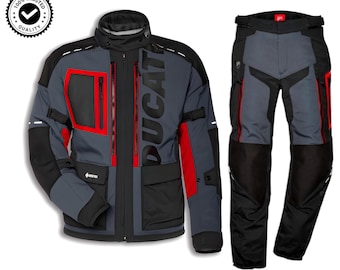 Ducati strada C5 Jacket & Pants Set | Men and women Complete set CE waterproof