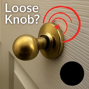 Fix Lose Türknauf - 4er Pack Stabilisator Disk | Stopt die Wackeldrehung | Doppeltür Reparatur | Schrank Knauf Fix | DIY Reparatur | WackelStop