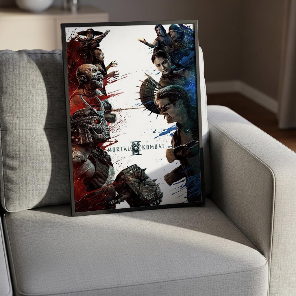 Mortal Kombat II (2026) Movie Canvas Poster|film Wall Art |rent ...