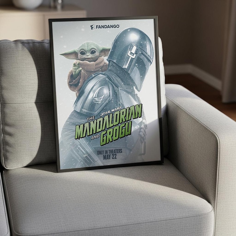 Star Wars: the Mandalorian and Grogu (2026) Movie Canvas Poster|film ...