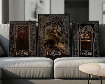 Plakat filmowy Hokum (2026) | Sztuka ścienna | Dekoracje do wynajęcia | Wystrój wnętrz | Dekoracje retro filmowe | Wydruk bez ramki
