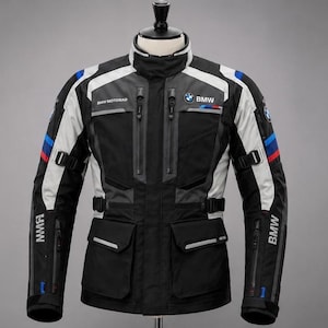 BMW Motorrad GS Adventure motorcykeljacka | Vattentät textiljacka för touring herr | CE-skydd