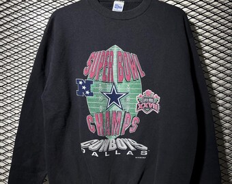 Vintage 1990s NFL Dallas Cowboys Sweatshirt Salem Sportswear