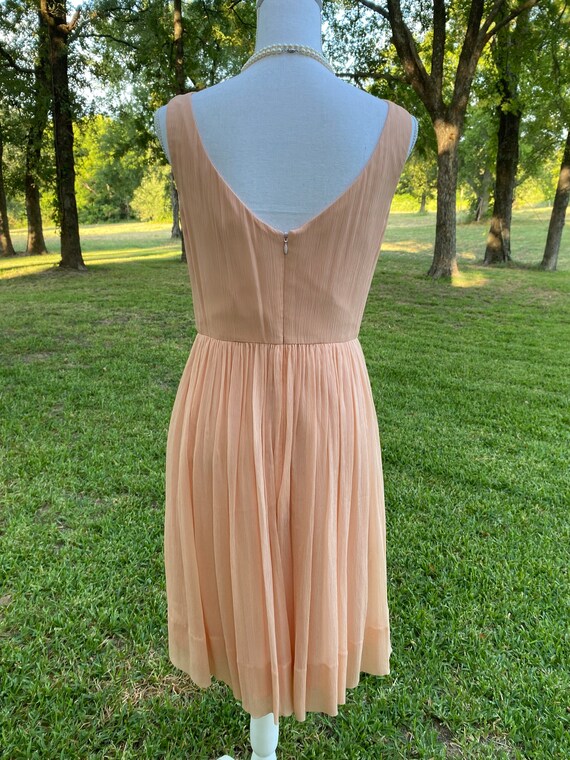 100% Silk J. Crew Chiffon Dress Real Silk Vintage… - image 6