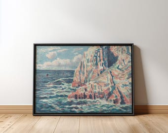 Sunset Cliff | Kitchen & Bar Digital Print Wall Art (Digital Download)