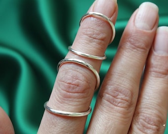 Arthritis ring, Mallet finger splint and Boutonniere deformity finger brace, Adjustable hammered bronze rings