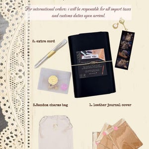 Personalized A5 Trifold Vegetable Tanned Leather Journal: Refillable Traveler's Journal-Foil stamping image 4