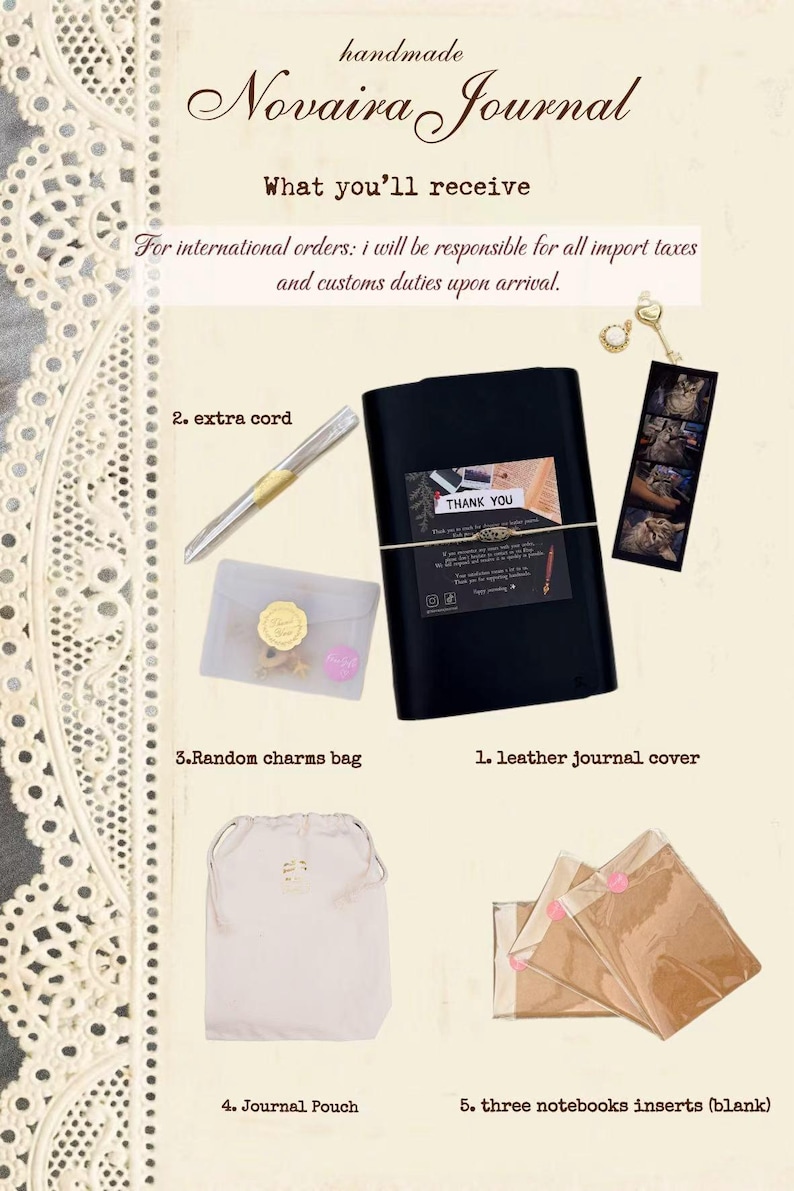 Personalized A5 Trifold Vegetable Tanned Leather Journal: Refillable Traveler's Journal-Foil stamping image 4