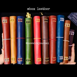 Personalisiertes A5 Trifold Pflanzlich gegerbtes Leder Journal: Nachfüllbares Traveler's Journal-Foil stamping Bild 12