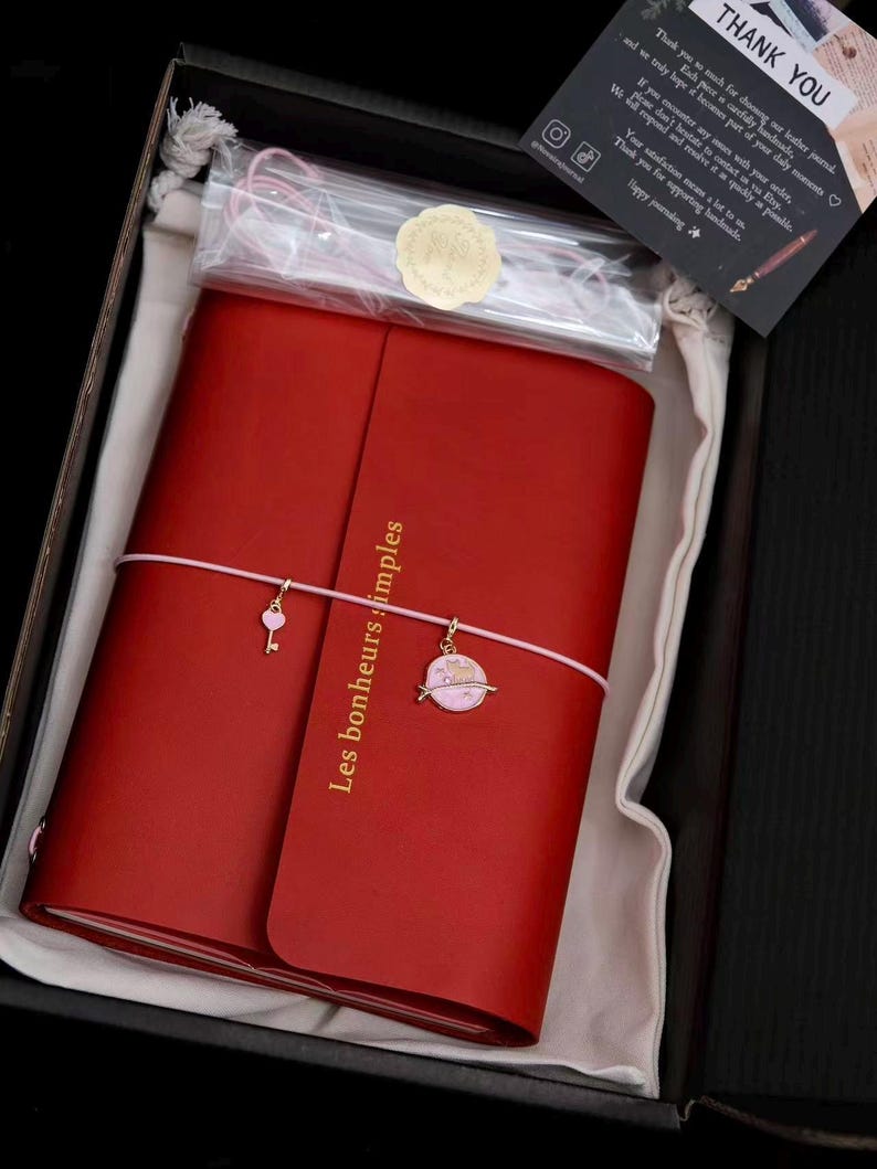 Personalisiertes A5 Trifold Pflanzlich gegerbtes Leder Journal: Nachfüllbares Traveler's Journal-Foil stamping Bild 18