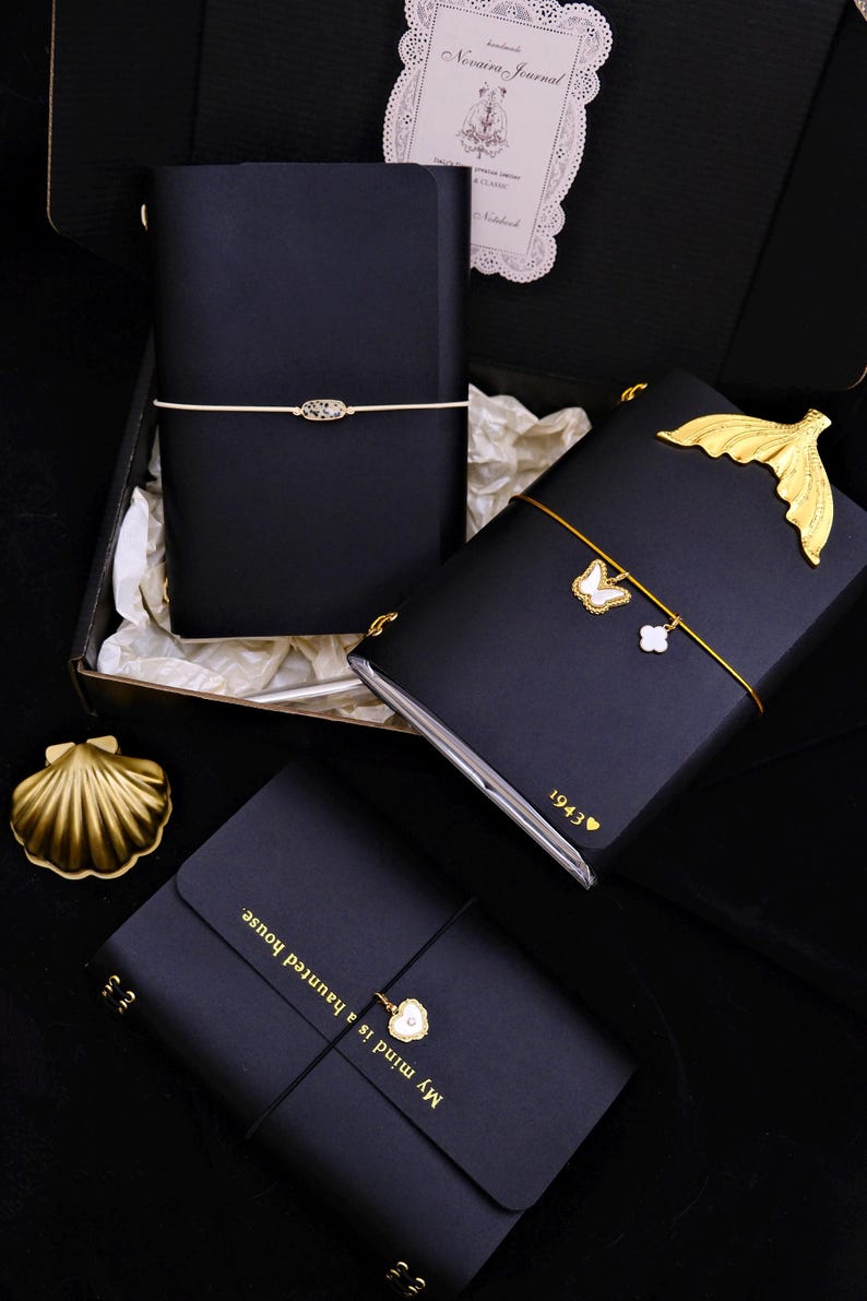 Personalisiertes A5 Trifold Pflanzlich gegerbtes Leder Journal: Nachfüllbares Traveler's Journal-Foil stamping Bild 1