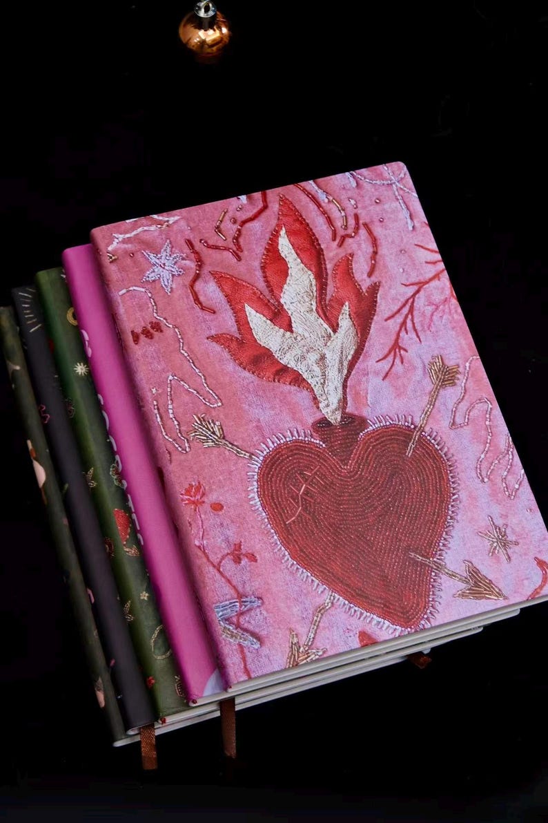 A5 Blank Notebook Journal | Thick Woodfree Paper | PU Leather Cover ...