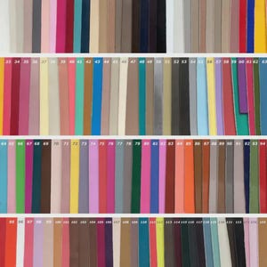 Custom shoe color chart with different colors and shades for designing women’s and men’s shoes.
