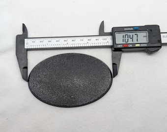105x70mm Oval Magnetic Miniature Bases (1X)| Smooth ABS, N52 Magnets