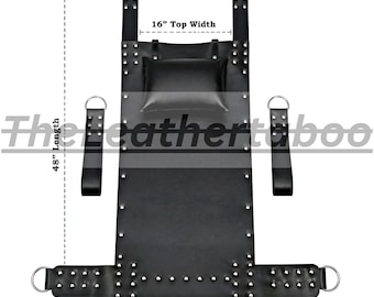 Arnés de soporte de cuero, resistente, duradero, ajustable, colgante, cómodo, para uso doméstico.