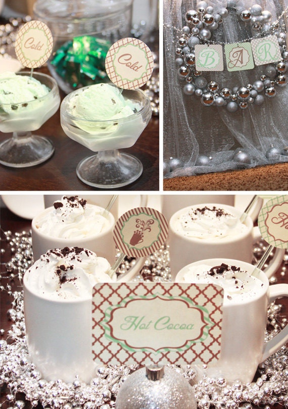 Items similar to Chocolate Bar Theme Doityourself PRINTABLES Full