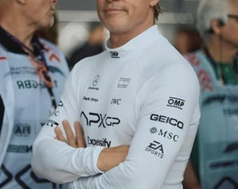 Brad Pitt F1-filmcompressieshirt 2025 | APX GP Racing-cosplaytopje